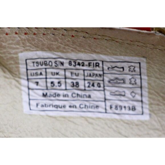 Tsubo ORANGE PATENT LEATHER FLAT BALLET SLIP ON SHOES Sz 7 US/38 - Picture 8 of 11